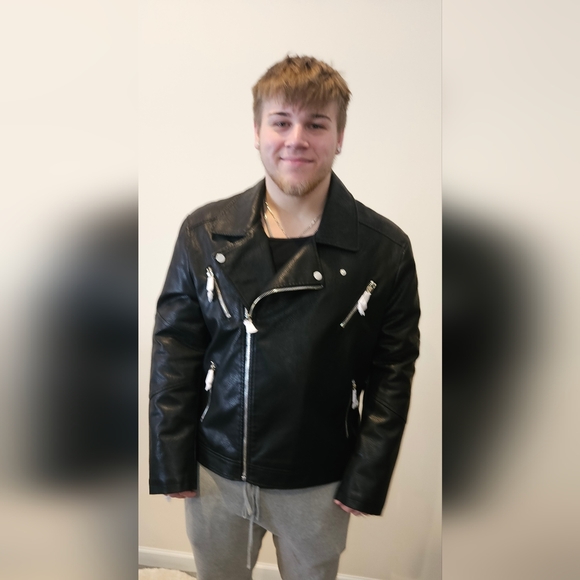 ELEVEN PARIS FAUX MOTO JACKET - Picture 4 of 7